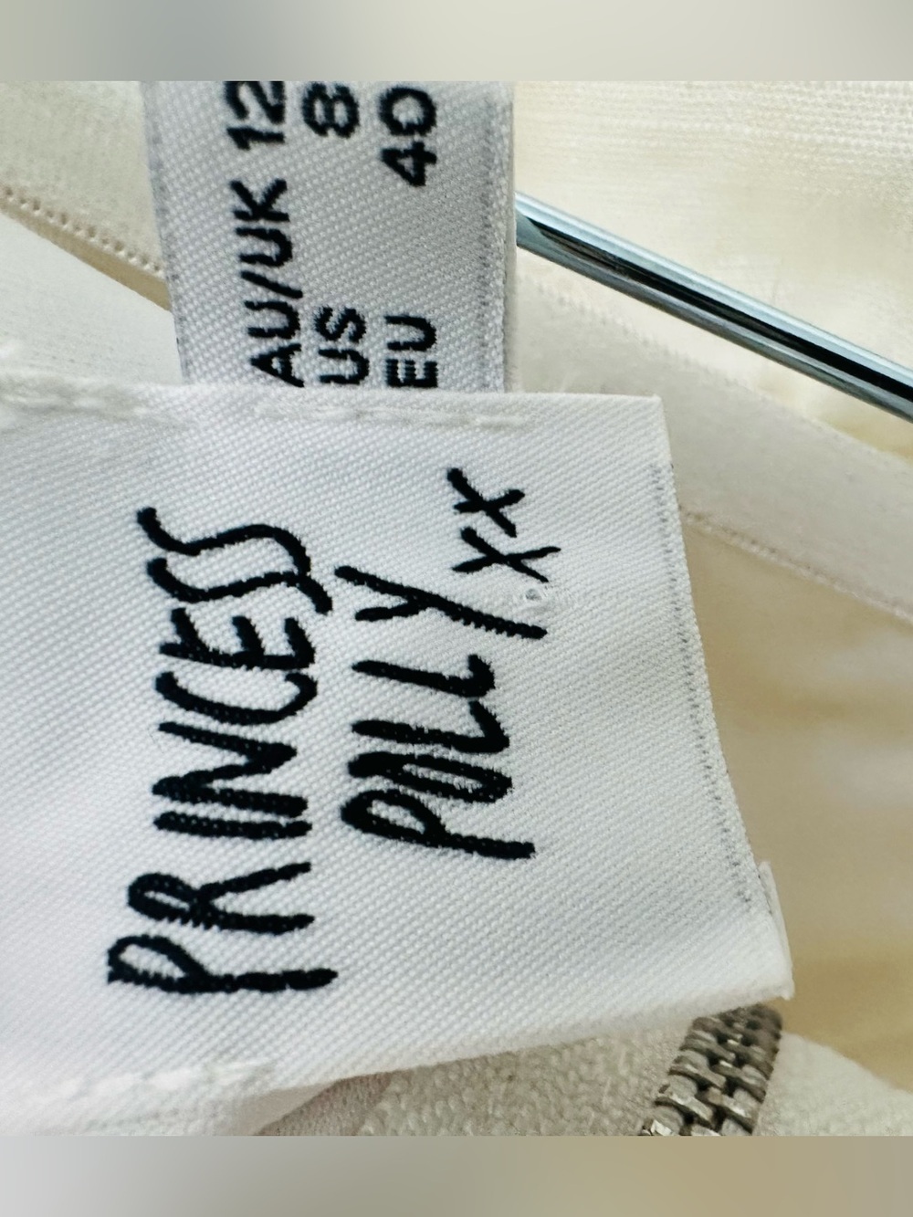 Princess Polly Cream Strapless Ruffle Romper - Picture 5 of 7